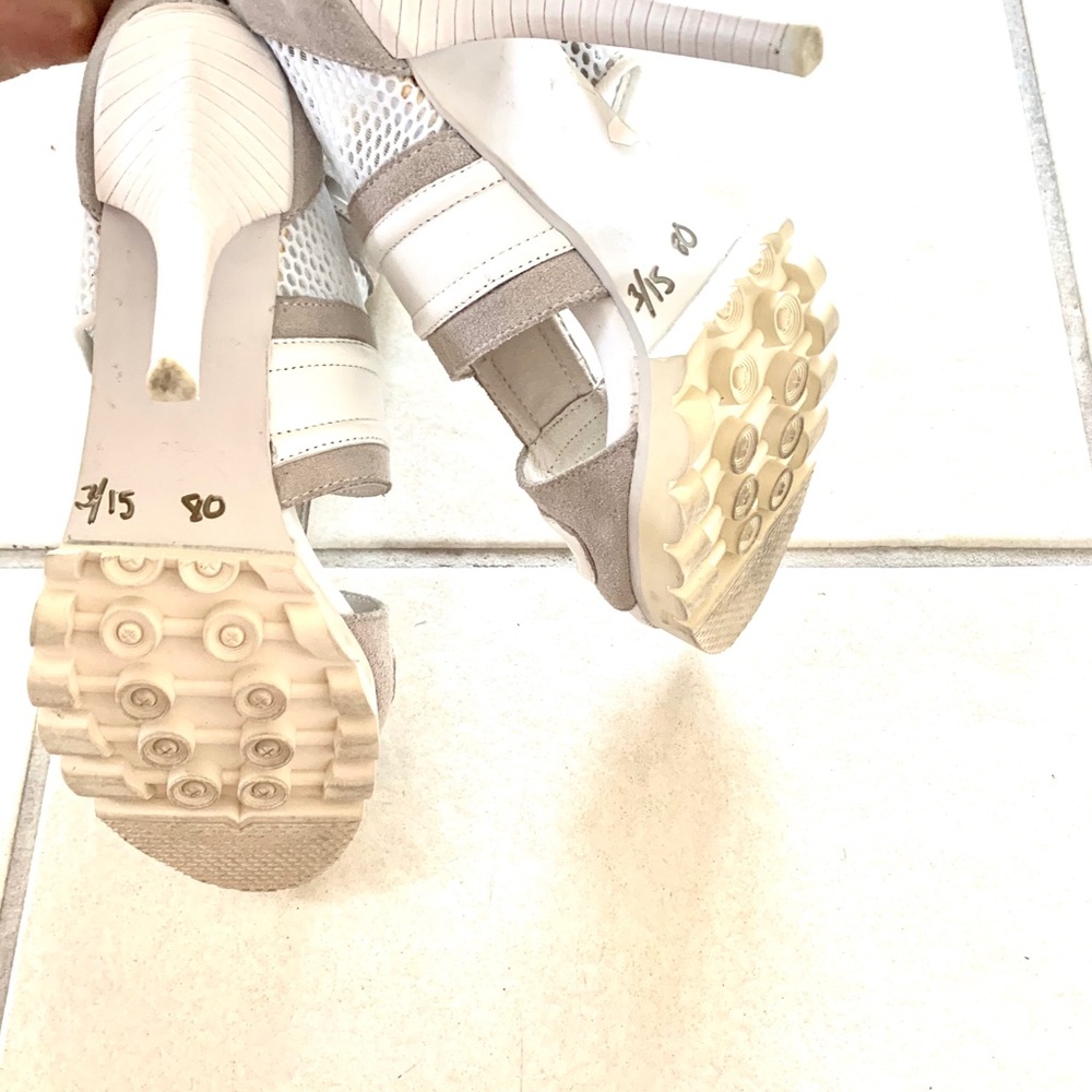 Peep Toe Mesh Booties - image 4